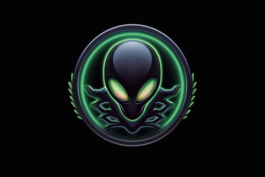 The logo of the head of the alien.