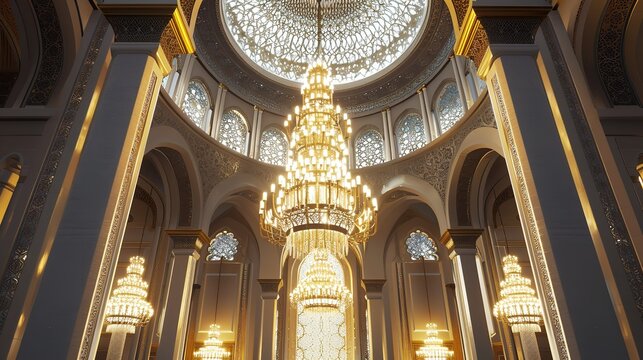 The new opened masjed view during damadan
