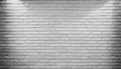 modern white brick wall texture for background