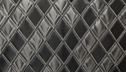 Fototapeta premium diamond shape patterned black silk background