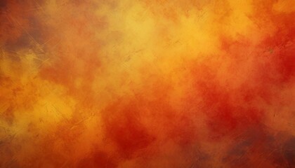 orange red and yellow background with old vintage grunge texture abstract rough material design...
