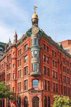 WASHINGTON, D.C., USA - JUNE 03, 2022: National Savings and Trust Company. Historic bank building located in Washington, D.C., USA. It is now a Truist bank.