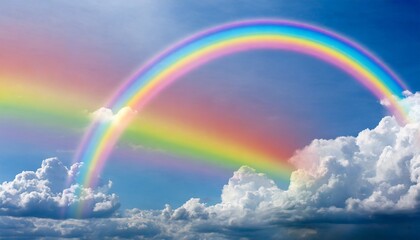 sky and rainbow background