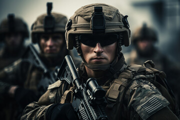 special forces soldier , military concept