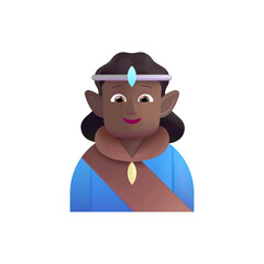 Man Elf: Medium-Dark Skin Tone