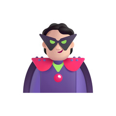 Person Supervillain: Light Skin Tone