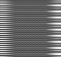 Obraz premium Black and white striped abstract background overlay. Motion effect. PNG graphic illustration with transparent background.