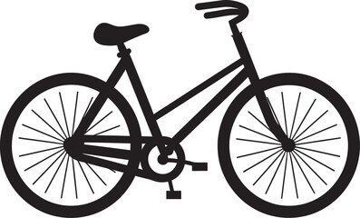 Urban Noir Express Black BicyclesMidnight Sketches Bike Vector Art