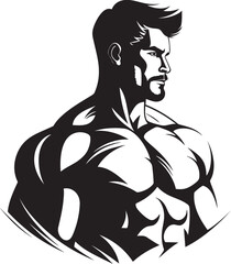 Charcoal Charisma Ebony Bodybuilding ShowcaseVector Anatomy Inked Muscle Design