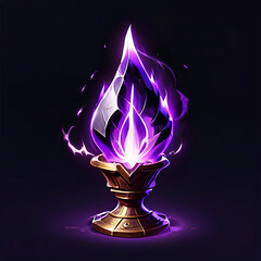 Concept art featuring dark magic.