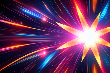 abstract background with stars