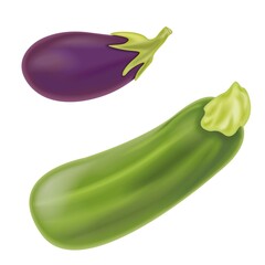zucchini and eggplant