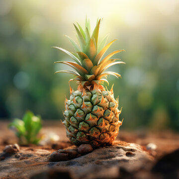 Fresh and juicy pineapple fruit