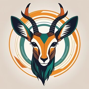 Logo illustration of a "Antelope" ver8