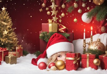 Christmas or New Year background