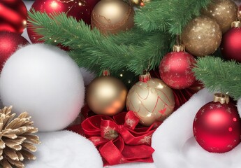 Christmas or New Year background