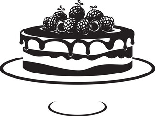 Ebony Infusion Vector Cake SelectionNocturnal Temptations Black Cake Set