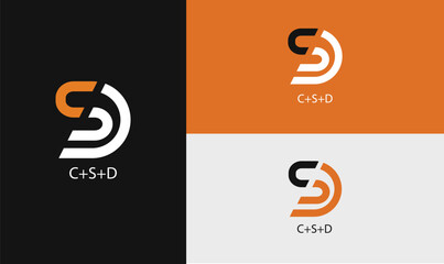 logo, logo design, creative logo, creative idea, minimal logo, simple logo, CSD logo concept, CSD, CS logo, CSD logo, SD logo concept, vector logo, Illustration, Lettermark logo, Lettermark, Symbol