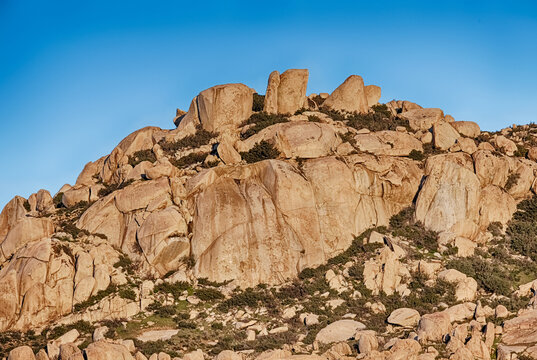 Boulders On Mountain Ridge