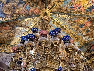 Ornate Chandelier In Golgotha
