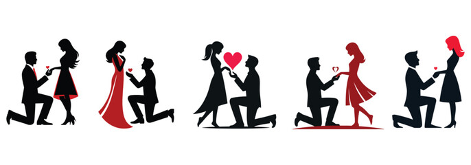 Happy valentine's day couples logo design	