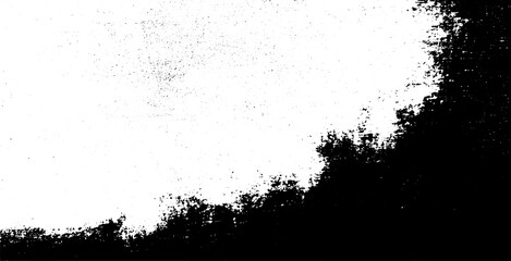 Dark grunge urban texture vector. Distressed overlay texture. Grunge background. Abstract obvious dark worn textured effect. Vector Illustration. Black isolated on white. EPS10.