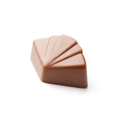 Chocolate candy isolated on white background