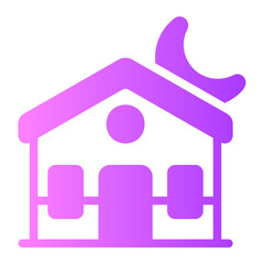 house gradient icon