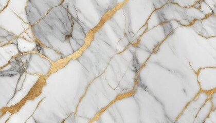 White and grey marble block texture, gold patyern