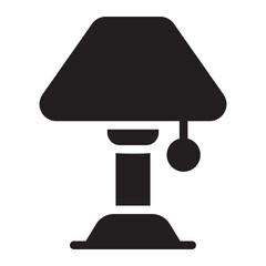 lamp glyph icon