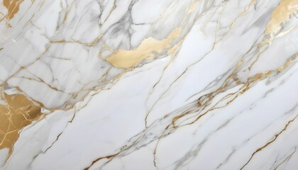 White marble with gold veins texture 