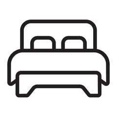 bed line icon