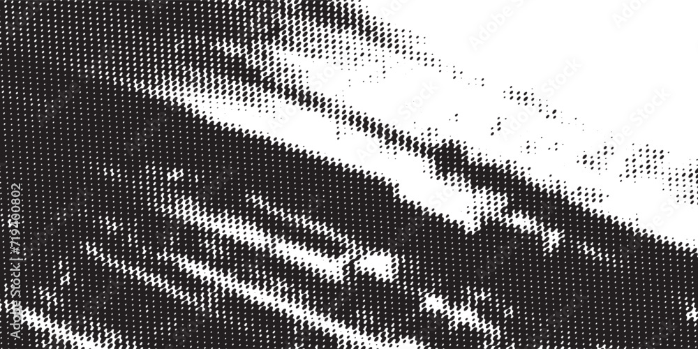 Poster dots halftone white and blue color pattern gradient grunge texture background. transparent backgroun