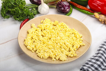 Scambled egg for dietary breakfast