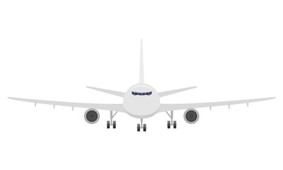 passenger airplane stock vector illustration