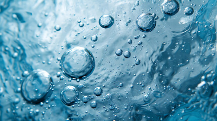  close up of bubbles of water in