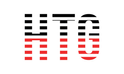 HTG three initial letter iconic line negative space minimal logo design vector template. monogram, abstract, wordmark, business, typography, minimalist, brand, company, flat, modern, unique, simple