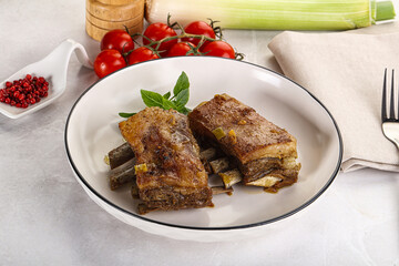 Roasted Lamb ribs with spices