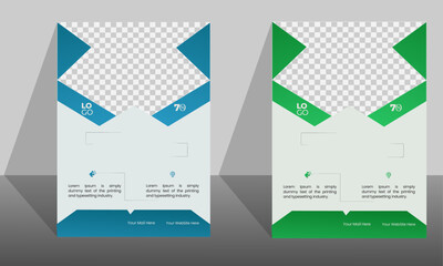 Professional business multipurpose flyer design template. Corporate modern Business flyer design template. Geometric shape flyer design layout, poster design and leaflets.