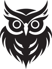 Gothic Vigil Night Owl VectorNocturnal Specter Dark Owl Silhouette