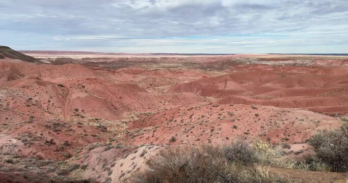 Painted Desert in Arizona - Petrified Forest National Park