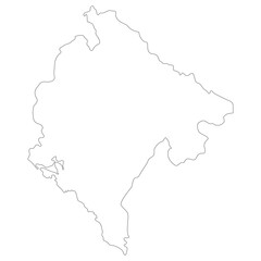 Montenegro map. Map of Montenegro 