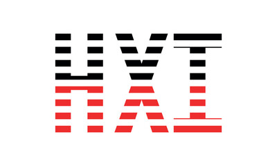 HXI three initial letter iconic line negative space minimal logo design vector template. monogram, abstract, wordmark, business, typography, minimalist, brand, company, flat, modern, unique, simple