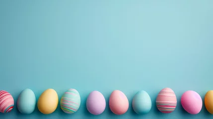 Fotobehang Fondo huevos de Pascua © Meritxell Cid