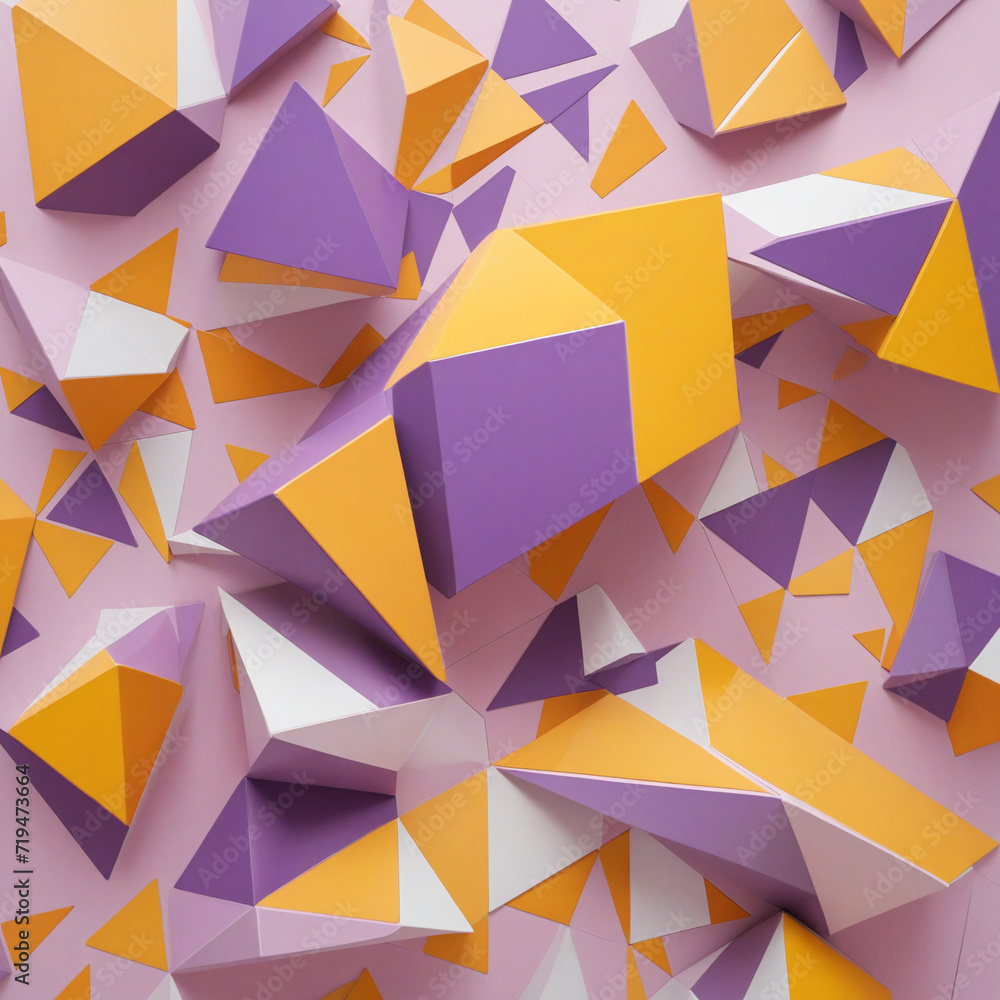 Poster abstract dimensions: digital creation