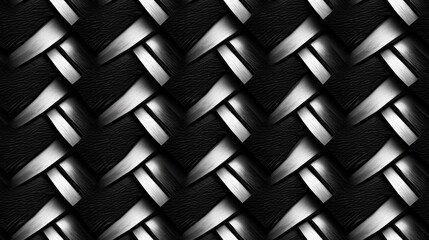 grey-white-black woven pattern designed as an elegant and versatile background, emphasizing the intricacies of the weave. SEAMLESS PATTERN. SEAMLESS WALLPAPER.