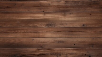 Fototapeta premium a large brown wooden plank wall, designed to serve as a seamless pattern background with an emphasis on the rich, natural tones. SEAMLESS PATTERN. SEAMLESS WALLPAPER.