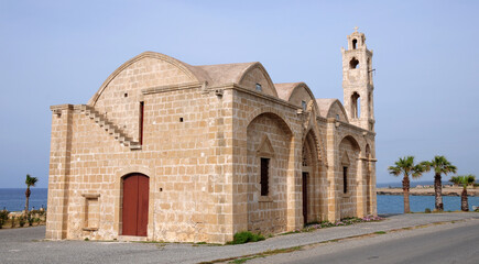 Fototapeta na wymiar Ayios Thyrsos Church is in Karpas ,Cyprus.
