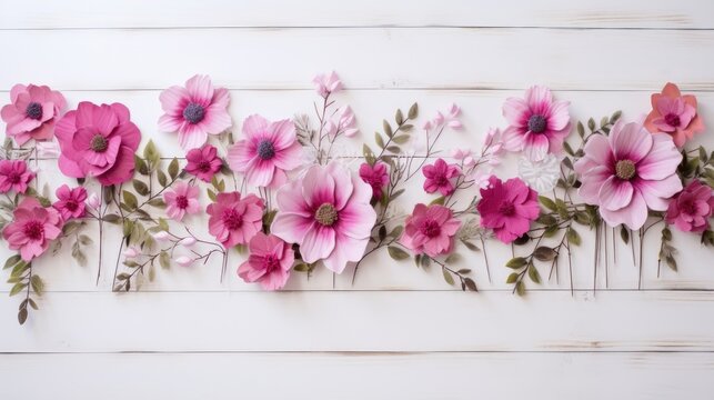 a beautifully crafted bouquet of flowers, strategically leaving ample copy space to serve as an inviting canvas for personalized greetings or well-wishes.