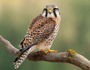 Obraz premium Portrait of American kestrel